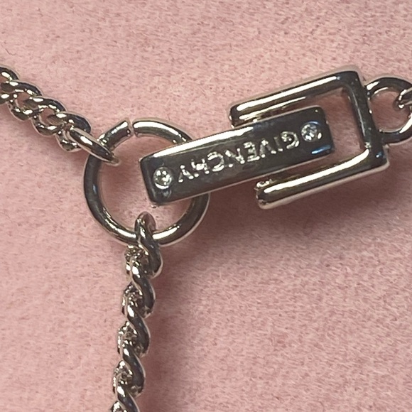 NWT Givenchy Pear/Round Shaped Crystal Necklace - Picture 3 of 6